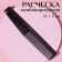 Combined comb, 18 × 3 cm, black color