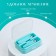 Manicure set, nippers -Cniper, 2 items, in case, turquoise color
