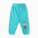 Pants children, turquoise color, height 68 cm