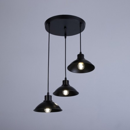 Lamp "Arten" 3xe27 40W black 30x30x6-106 cm-1