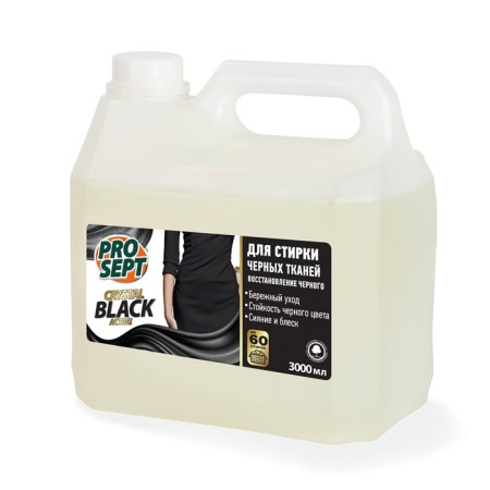 Liquid detergent for washing black and dark tissues Crystal Black concentrate / 3 l-1