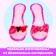 A set of jewelry "Shoes for Princess", light, raspberry