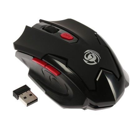 Mouse Dialog MRGK-10U GAN-KATA, Game, Wireless, 1600 DPI, 1xaa, USB, Black