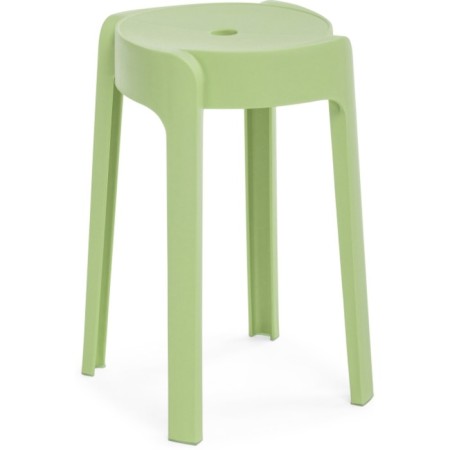 Stool BOVEL Plastic, green 36x36x45 cm