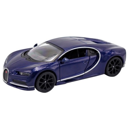 BBURAGO Bugatti Chiron, Die-Cast, 1:32, Dark blue color-1