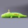 Soft toy-podushka "Crocodile with a duck", 65 cm, green color