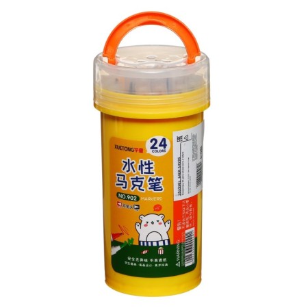 Flomasters 24 colors soft brush in a tube-7