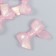Decor for creativity plastic "Pink bow" glows in the dark 0.8x2.4x3.4 cm