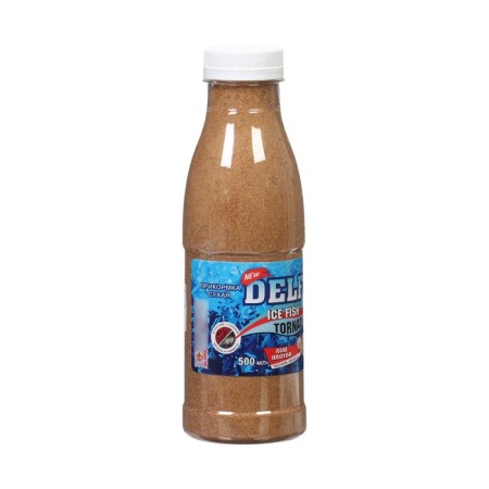 Bait winter delfi Ice Fish Tornado, bream/roach, vanilla/garlic, brown, 500 ml-1