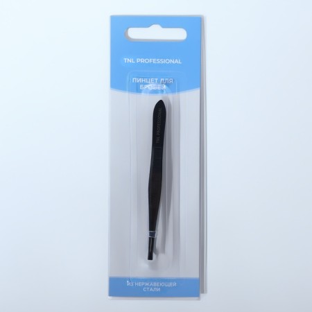 Direct tweezers, narrow, 8.5 cm, black color-6
