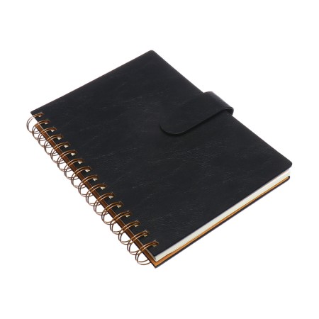 The diary is inherent in the crest, A5, 80l, Cage, Region Kozhzam, with a Fully, Black-1