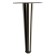 Furniture Furniture Cappio OP08, h = 150mm, thick thickness 1.8, glossy color black