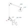 The shower system wasserkraft a12118, built -in, tropical shower, chrome