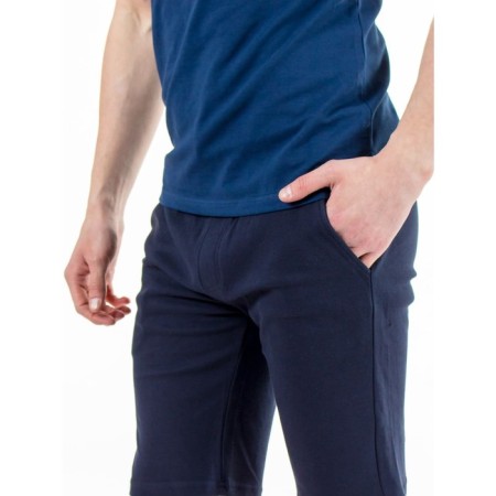 Male shorts, size 52, dark blue color-2