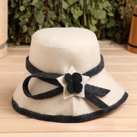Women's hat hat with applique (economy)-1