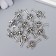 Decor for creativity Metal "Girl Feja" silver G107B749 2.5x1.4 cm