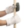 Mittens, two -nickname 200 g, mitkal, tanker tarpaulin 420 g, white, Greengo