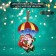 Decorative decoration (suspension) "Santa Claus and Bear" 24.5x17 cm