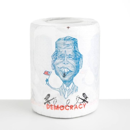 Souvenir toilet paper "Biden", 9.5x10x9.5 cm-1