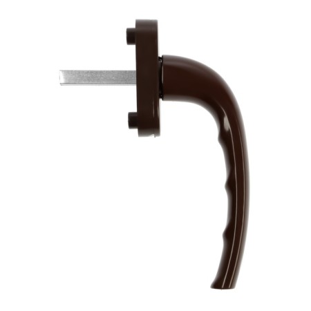 Window pen, macbet, 38 mm, aluminum, brown color RAL 8017-2