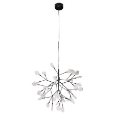 Светильник подвесной Crystal Lux, Evita 1690/236, G4, 36х1 Вт, 60х72х72 см, цвет чёрный