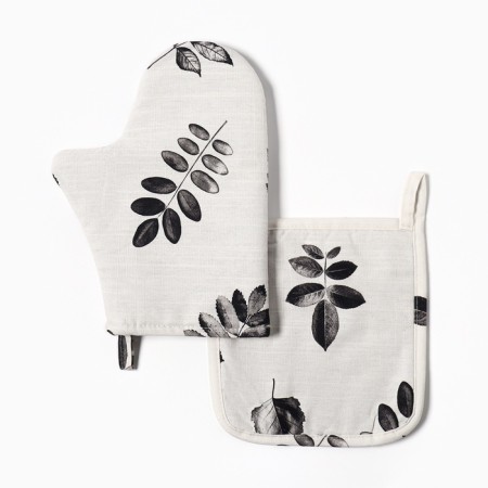 Set of kitchen. Ethel Impression: mittens 20x27 cm, birch 19x19 cm, 100% HL, 210 g/m2