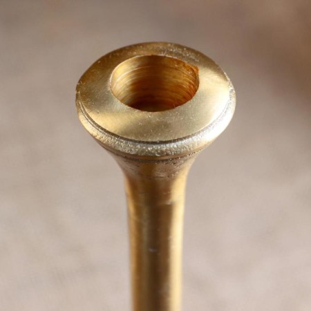 Aluminum candlestick "Roman" for 1 candle 9x9x28 cm-2