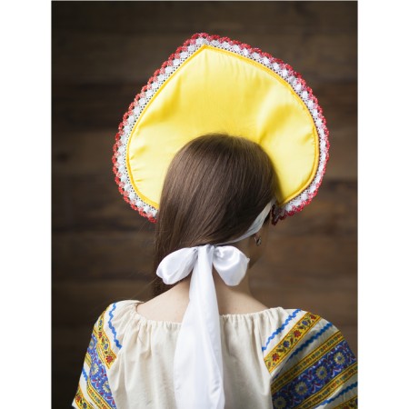 Kokoshnik "Hochloma berries", yellow Atlas-1