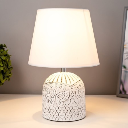 Carolina desktop E14 40W white-black 20x20x30 cm Risalux-1