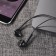 Hoco M101 headphones, wired, inserts, microphone, 1.2 m, black