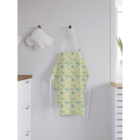 Apron kitchen with a photo print "Painted pastel tones", adjustable, size OS-1