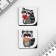 Magnetic bookmarks 2 pcs on the raccoon substrate