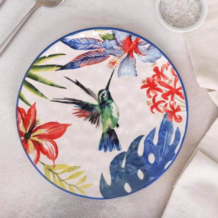 Plate "Hummingbird", d = 22 cm ㅤ