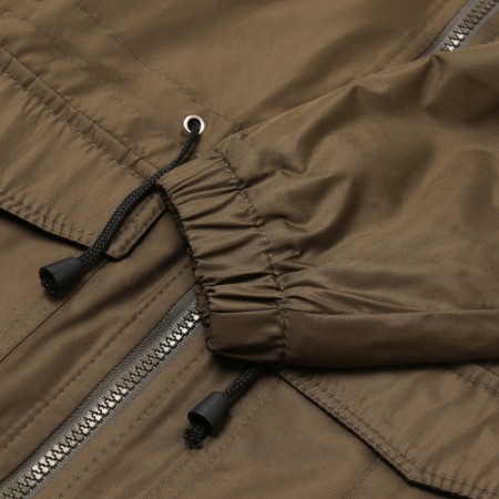 Vetrovka for a boy, height 110 cm, khaki color-3