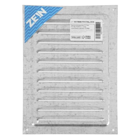 Ventilation grate Zein Lux RM1724C, 170 x 240 mm, with a grid, metal, galvanizing-7