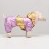 The overalls "glare" with a weight, size 16 (ds 36 cm, og 46 cm, ok 35 cm), gold-lavender