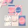 Cardboard Biro "Thank you. Multi" set 10 pcs (5 types) 4x6 cm