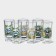 A set of glasses "Funny animals", glass, 230 ml, Mix drawing