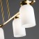 Suspended lamp Freya Fr5446PL-04BS Kamelia, 880x160x680 mm, E14, 4x40W, brass color
