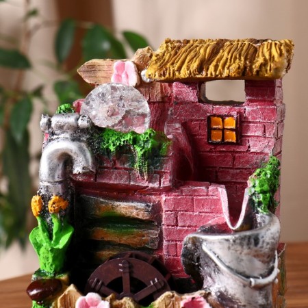 Fountain "Bright House" 12x20 cm (with backlight)-1