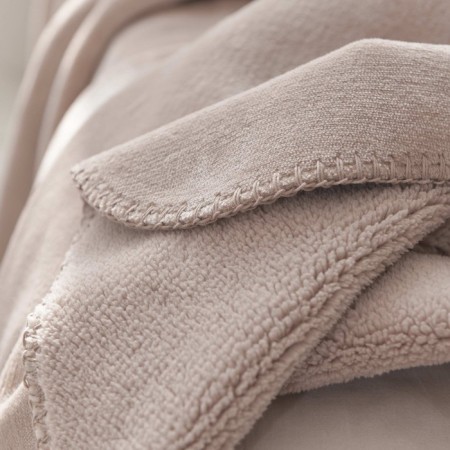 Sofia blanket, size 160x220 cm, beige color-7