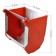 Bunker feeder for rabbits, without lid, plastic