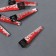 Decor for the work of acrylic mirror "bloodied saw" 5.1x1.3x0.3 cm