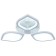 LED lamp 60W 4800m 3000K-6500K, size 51x51x8.5 cm