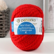 Severnaya yarn 30% Angora, 30% p/thin wool, 40% acrylic volume 50m/50g (88-kr. MAC)