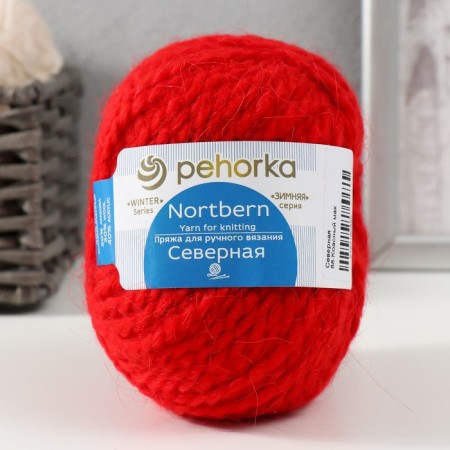 Severnaya yarn 30% Angora, 30% p/thin wool, 40% acrylic volume 50m/50g (88-kr. MAC)