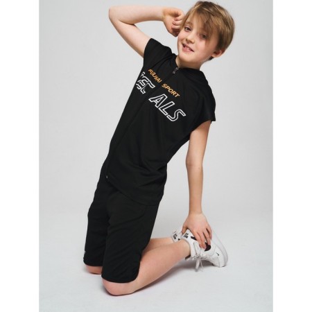 Sports suit for a boy, height 152 cm, dark blue color-6