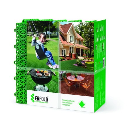 Universal coating "Erfolg H&G", 33 x 33 cm, green color, set, 9 pcs.-1