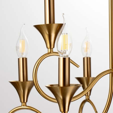 Causte "Delly" 9x40W E14 Brass 70x70x61 cm Bayerlux-6