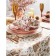 Nutcracker tablecloth, size 140x150 cm, beige color